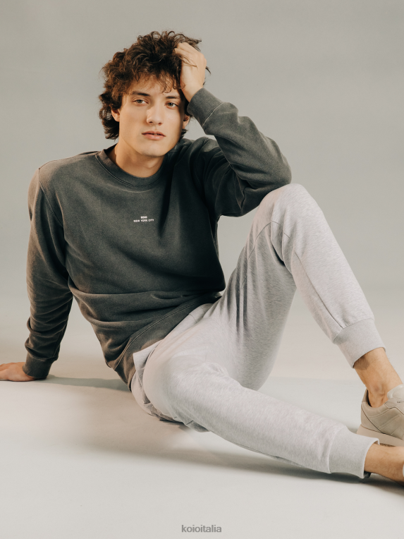 KOIO unisex Felpa Vinci scisto collezione 4TJLH135