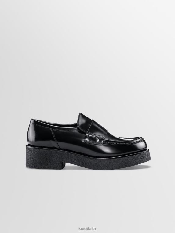 KOIO donne Bari nero lucido scarpe 4TJLH214