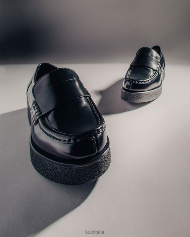 KOIO donne Bari nero lucido scarpe 4TJLH214