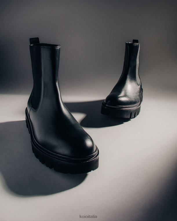 KOIO donne chelsea nero scarpe 4TJLH198