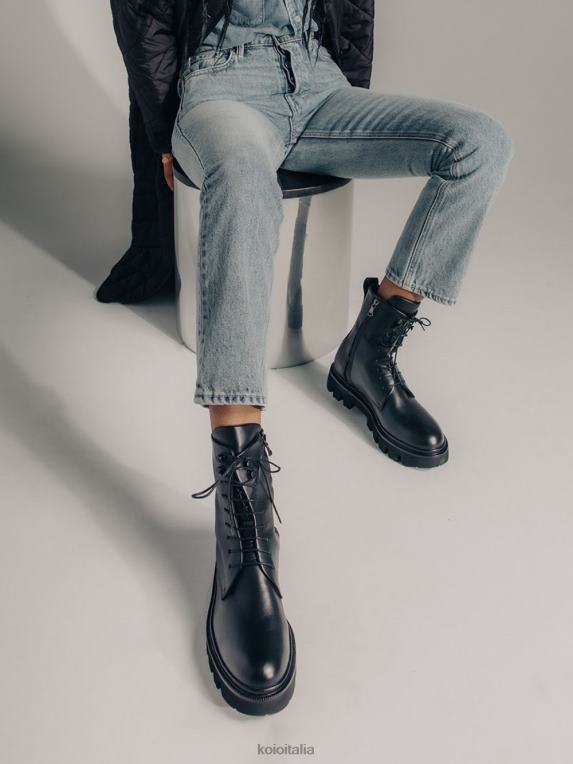 KOIO donne cortina nero scarpe 4TJLH202