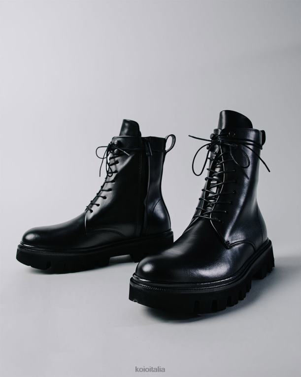 KOIO donne cortina nero scarpe 4TJLH202