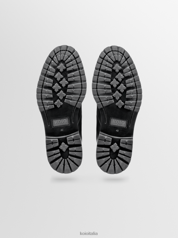 KOIO uomini bergamo nero scarpe 4TJLH97