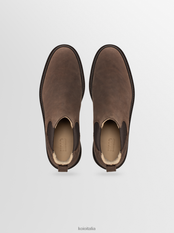 KOIO uomini fermo cioccolato scarpe 4TJLH86