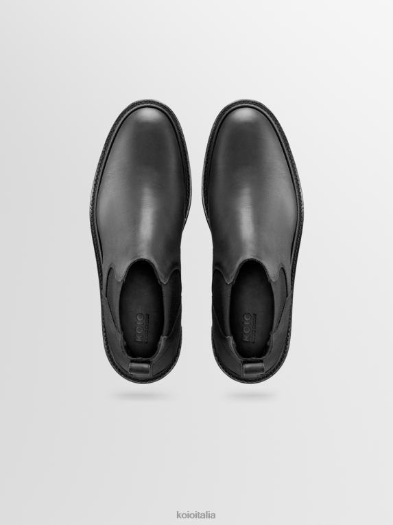 KOIO uomini fermo nero scarpe 4TJLH87