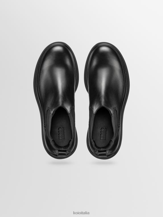KOIO uomini firenze nero scarpe 4TJLH77